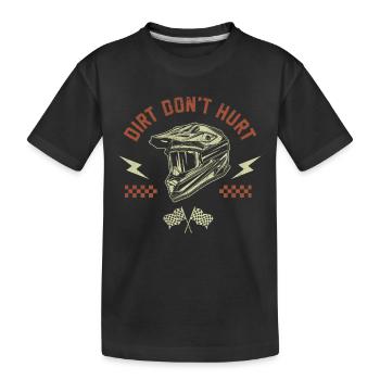 Cross moteur - T-shirt bio Premium Enfant - noir - Devant