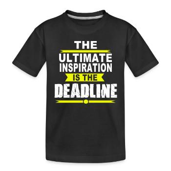 Designer Graphic Designer Graphic Designer Artist - Kids' Premium Organic T-Shirt - black - Front