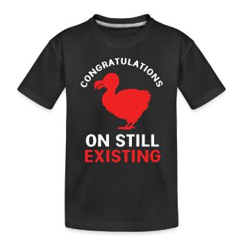 Dodo - T-shirt bio Premium Enfant - noir - Devant