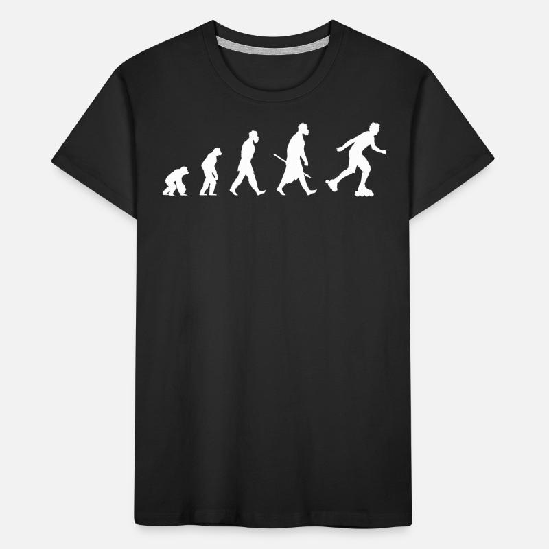 Evolution of roller blade T-shirt bio Premium Enfant