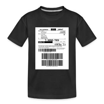 Lustige Post aus den 90s Gen Z Y Jahre Geburtstag - Kinder Premium Bio T-Shirt - Schwarz - Vorne