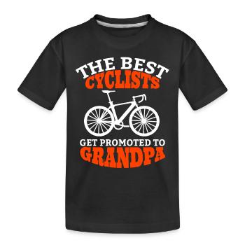 Fahrrad Opa Radeln Fahrradtour Großvater Radfahren - T-shirt bio Premium Enfant - noir - Devant