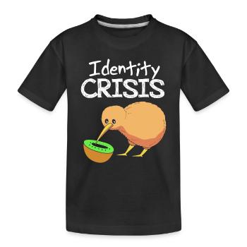 kiwi-oiseau kiwi - T-shirt bio Premium Enfant - noir - Devant