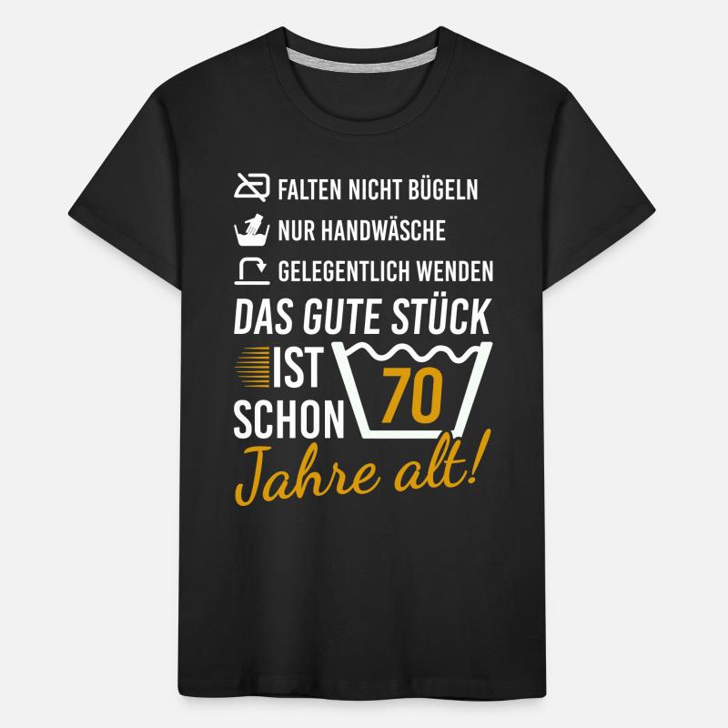 70 Geburtstag Geschenk 70. Geburtstagsgeschenk Kinder Premium Bio T-Shirt