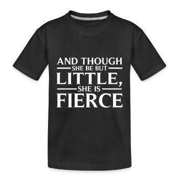 Shakespeare Literator Zitat Spruch Theater Drama - Kinder Premium Bio T-Shirt - Schwarz - Vorne