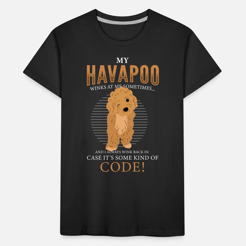 havapoo, havapoo puant métis, havapoo humor, T-shirt bio Premium Enfant