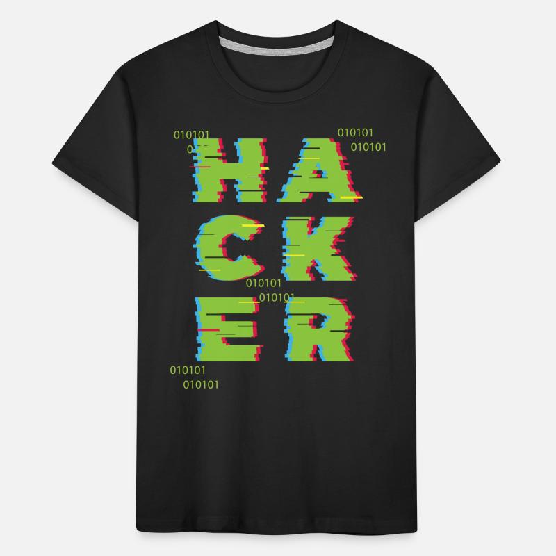 Hacker 0101 Kids' Premium Organic T-Shirt