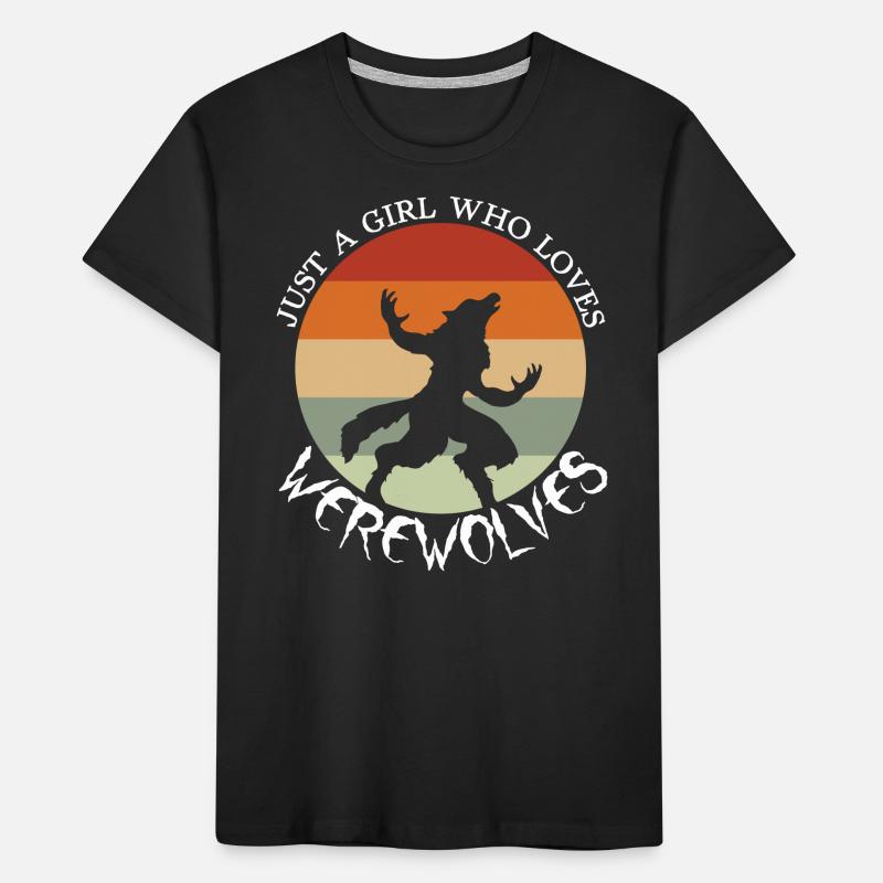 Werewolf Be yourself except werewolf Kids' Premium Organic T-Shirt