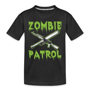 Zombie Patrolie - T-shirt bio Premium Enfant - noir - Devant
