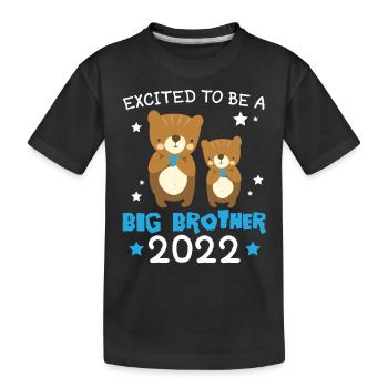 Promu au Grand Frère 2022 - T-shirt bio Premium Enfant - noir - Devant