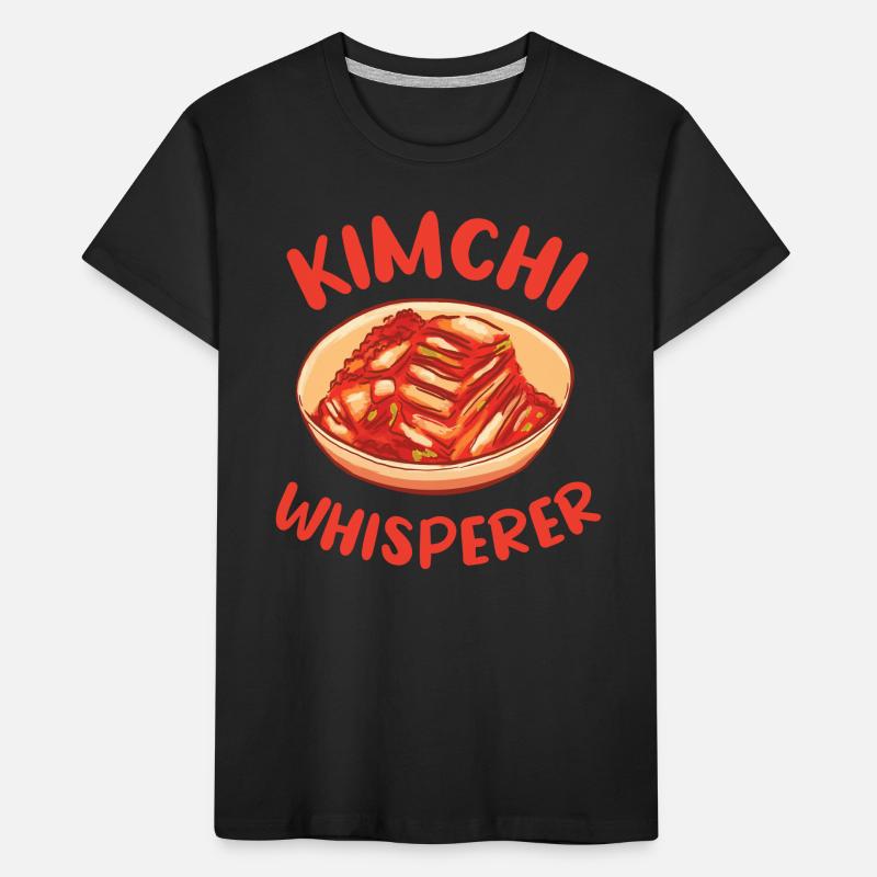 Kimchi Flüsterer Geschenk Kinder Premium Bio T-Shirt