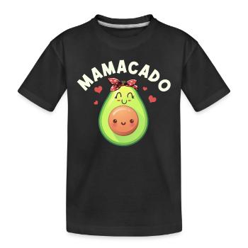 Avocado Mamacado cadeau - T-shirt bio Premium Enfant - noir - Devant
