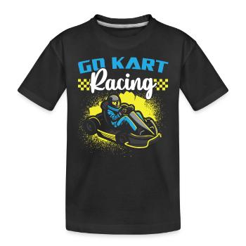GoKart Racing - T-shirt bio Premium Enfant - noir - Devant