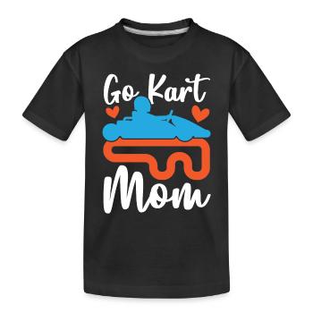 GoKart Mama Go Kart Mom - T-shirt bio Premium Enfant - noir - Devant