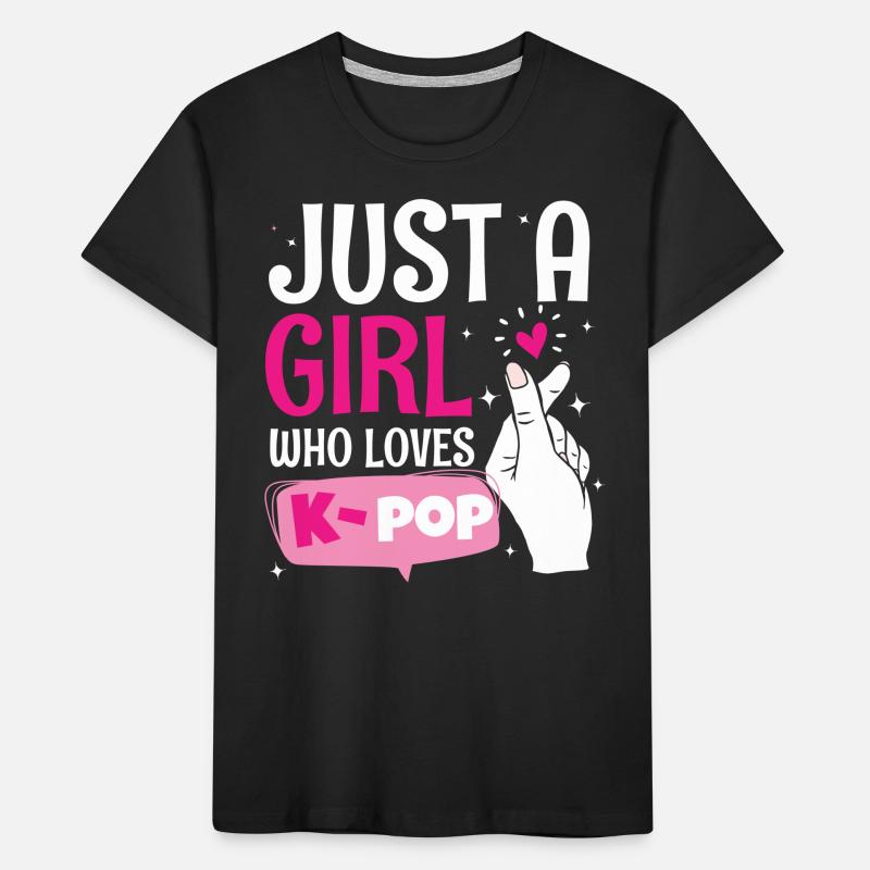 K Pop Mädchen Das Kpop Liebt Kinder Premium Bio T-Shirt