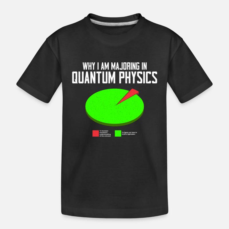 Physique quantique Physiciens scientifiques - T-shirt bio Premium Enfant - noir