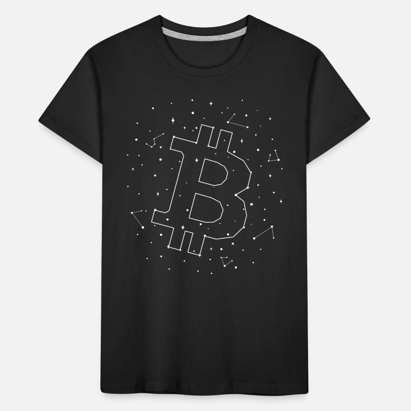 Sternbild Bitcoin Constellation Blockchains Kids' Premium Organic T-Shirt