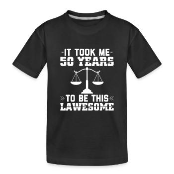 Avocat 50 | anniversaire Avocats Avocats Avocats - T-shirt bio Premium Enfant - noir - Devant
