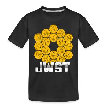 James Webb Space Telescope - Kids' Premium Organic T-Shirt - black - Front