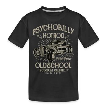 OLDSCHOOL HOTROD - Hotrod Shirt Design - T-shirt bio Premium Enfant - noir - Devant