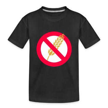 Aucun cadeau de célébration juive de la Pâque de blé - T-shirt bio Premium Enfant - noir - Devant