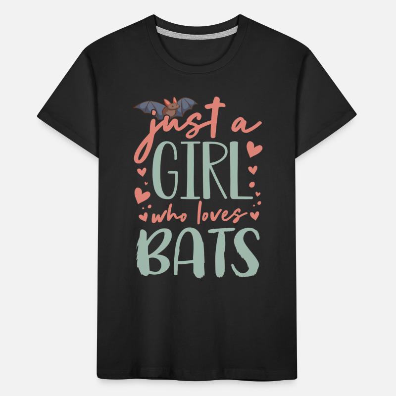 Fledermäuse, Fledermaus Kinder Premium Bio T-Shirt