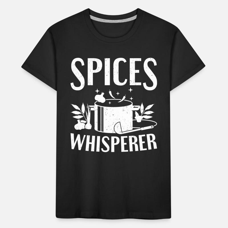 Kitchen Spices Whisperer Cook Chef Kids' Premium Organic T-Shirt