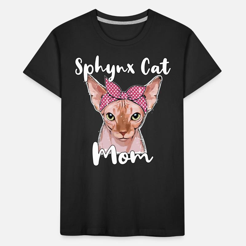 Sphynx Cat Mom Sphynx Cat Kinder Premium Bio T-Shirt