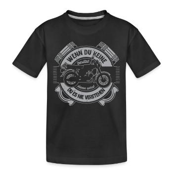 Simmi S51 Wenn du keine Besitzt - Kinder Premium Bio T-Shirt - Schwarz - Vorne