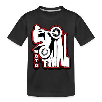 Riders of Moto Trial - Kids' Premium Organic T-Shirt - black - Front