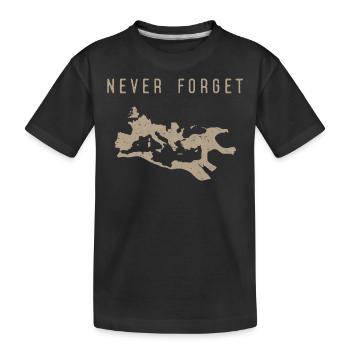 Römisches Reich, Antike Römer, Caesar - Kinder Premium Bio T-Shirt - Schwarz - Vorne