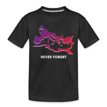 Römisches Reich, Antike Römer, Caesar - Kinder Premium Bio T-Shirt - Schwarz - Vorne