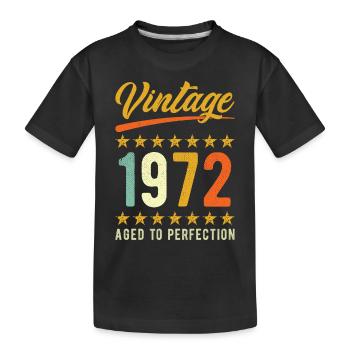 Geburtstag Spruch Born in 1972 - Kids' Premium Organic T-Shirt - black - Front