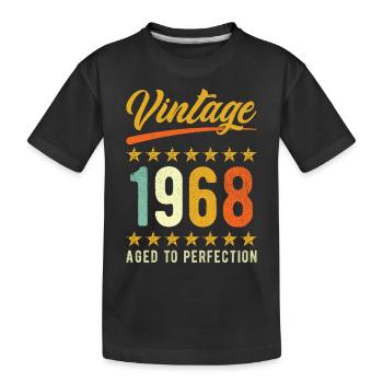 Geburtstag Spruch Né en 1968 - T-shirt bio Premium Enfant - noir - Devant