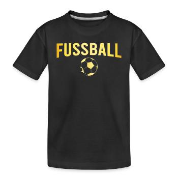 Football Football - T-shirt bio Premium Enfant - noir - Devant