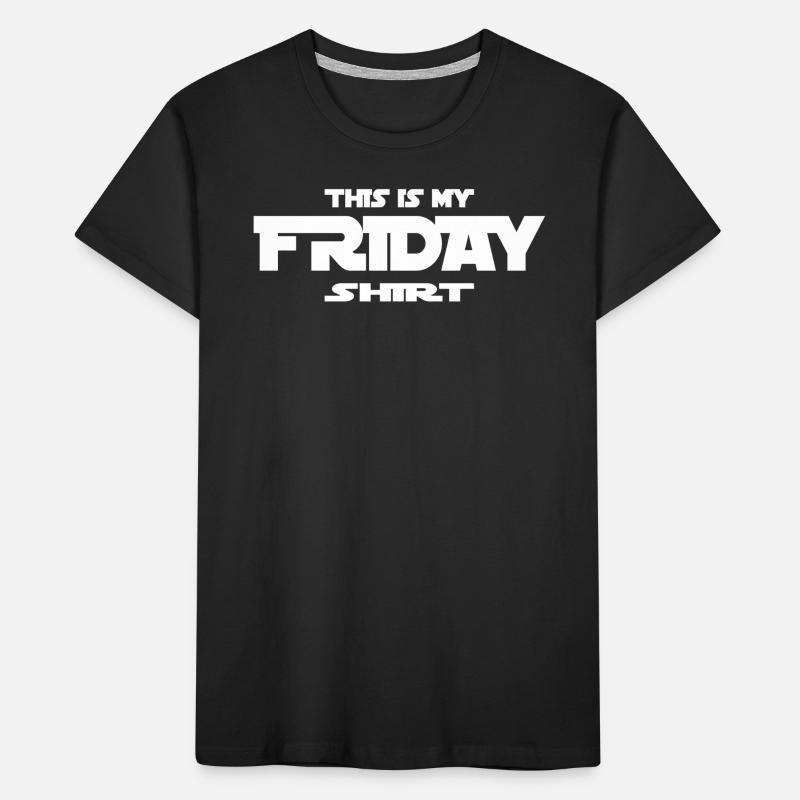 Friday, Friday, weekend, closing time Kids' Premium Organic T-Shirt