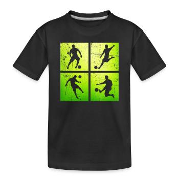 Footballeur - T-shirt bio Premium Enfant - noir - Devant