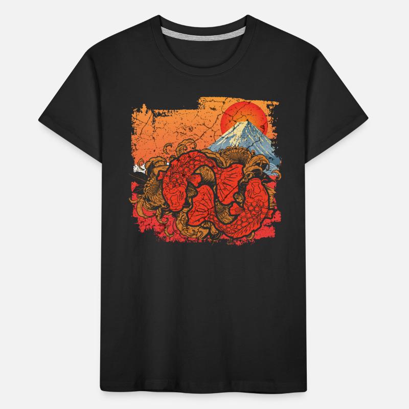 Japanese Art Kids' Premium Organic T-Shirt