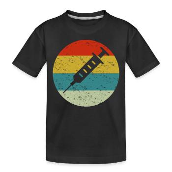 vaccins vintage - T-shirt bio Premium Enfant - noir - Devant