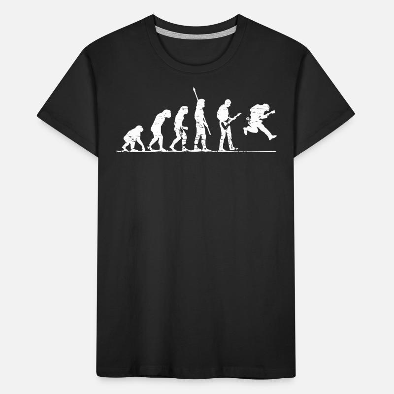 Guitar player Evolution, guitarist Kids' Premium Organic T-Shirt