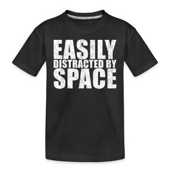 Espace - T-shirt bio Premium Enfant - noir - Devant