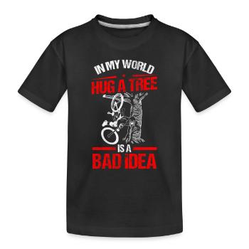 VTT VTT VTT Vélo de descente - T-shirt bio Premium Enfant - noir - Devant