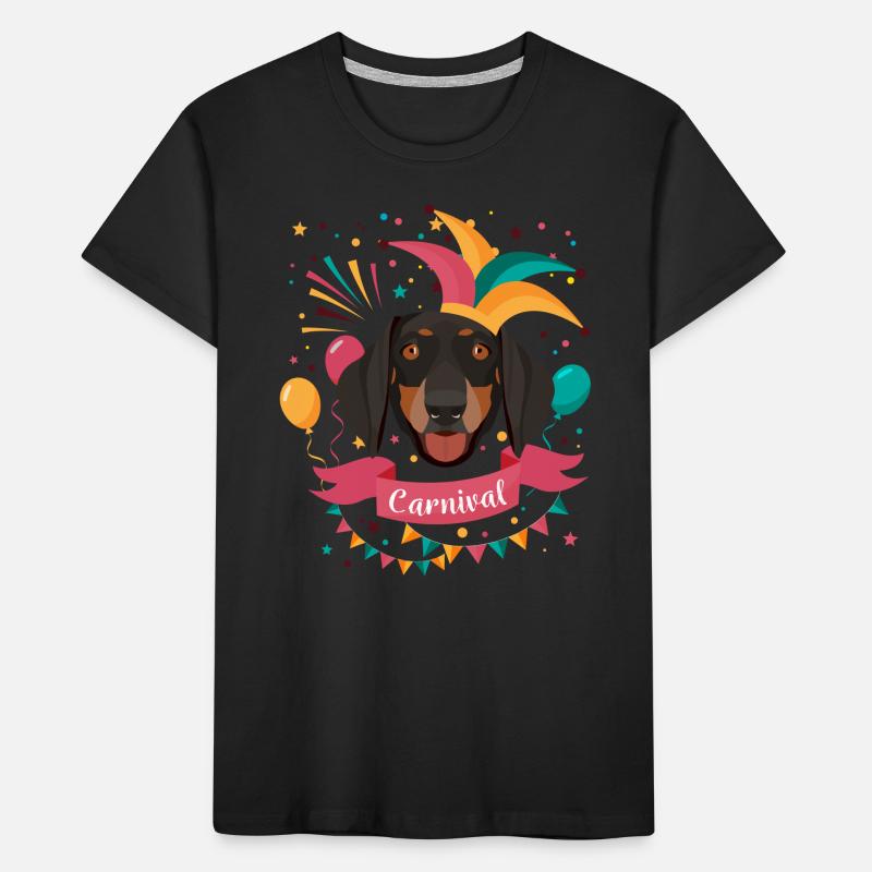 Carnaval de teckels Carnaval T-shirt bio Premium Enfant