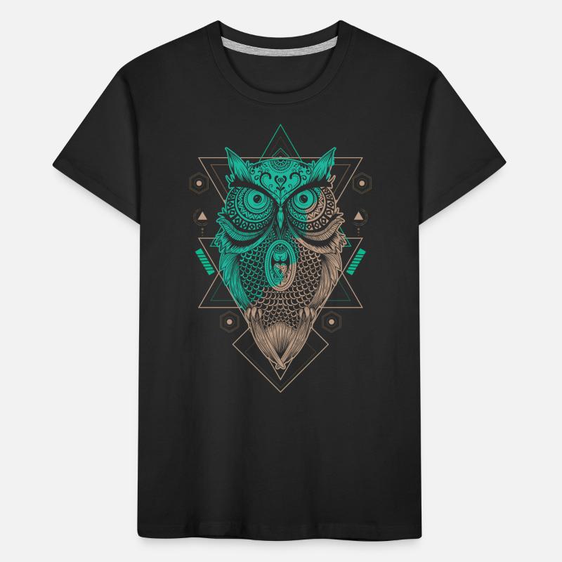 Eule Eulen Fan Lieblingstier Eule Kinder Premium Bio T-Shirt