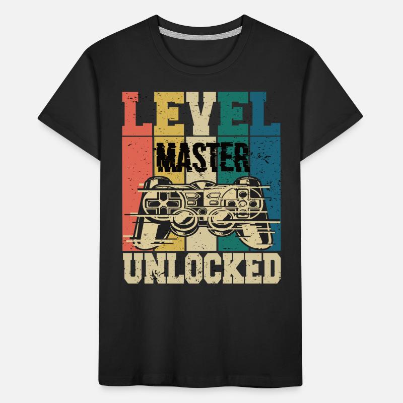 Level Master Freigeschaltet Kinder Premium Bio T-Shirt