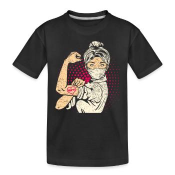 Infirmier - T-shirt bio Premium Enfant - noir - Devant