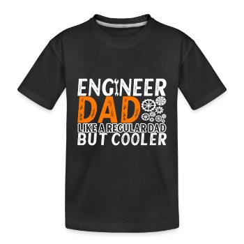 Engineer Mechanical Engineer Civil Engineer - Kids' Premium Organic T-Shirt - black - Front