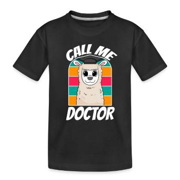 Doctorate Doctoral Thesis Doctoral Degree - Kids' Premium Organic T-Shirt - black - Front