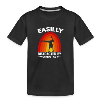 Gymnastics Floor gymnastics Gymnastics Gymnast Gift - Kids' Premium Organic T-Shirt - black - Front