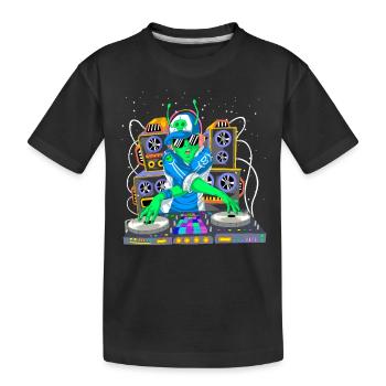 DJ Alien - T-shirt bio Premium Enfant - noir - Devant